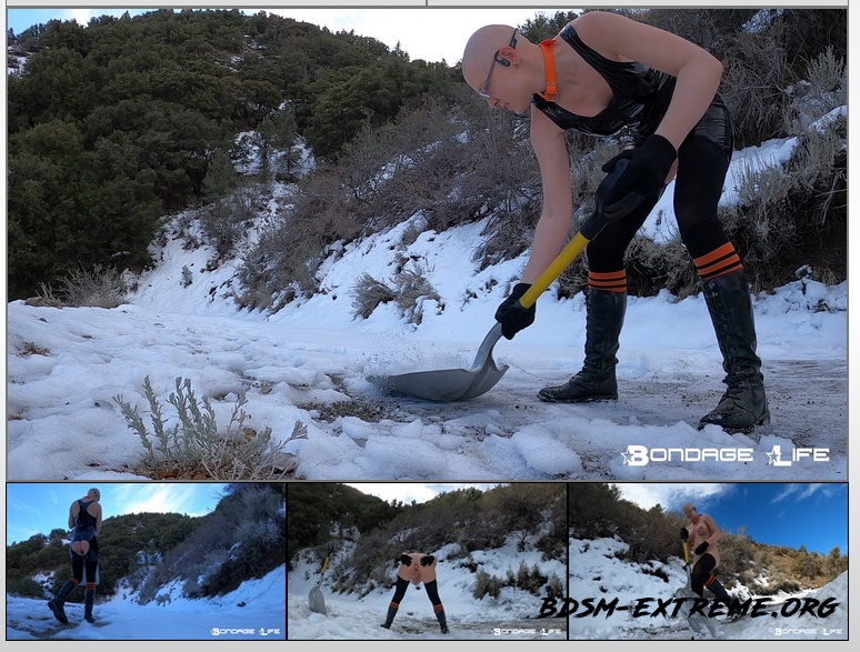 Lets Shovel Some Snow! Rachel Greyhound (2022/HD) [BondageLife]